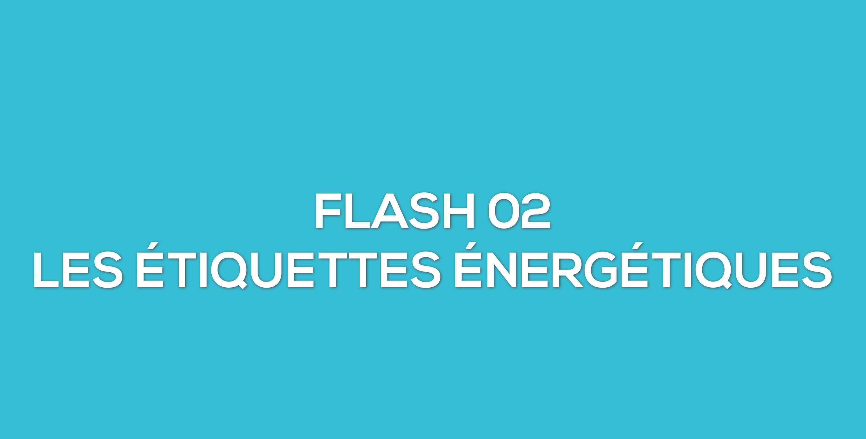 Étiquettes énergétiques