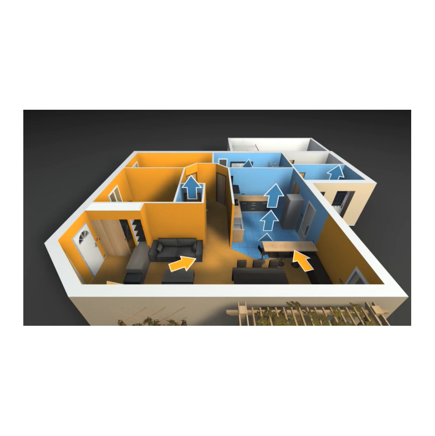 Fonctionnement de la ventilation mécanique contrôlée