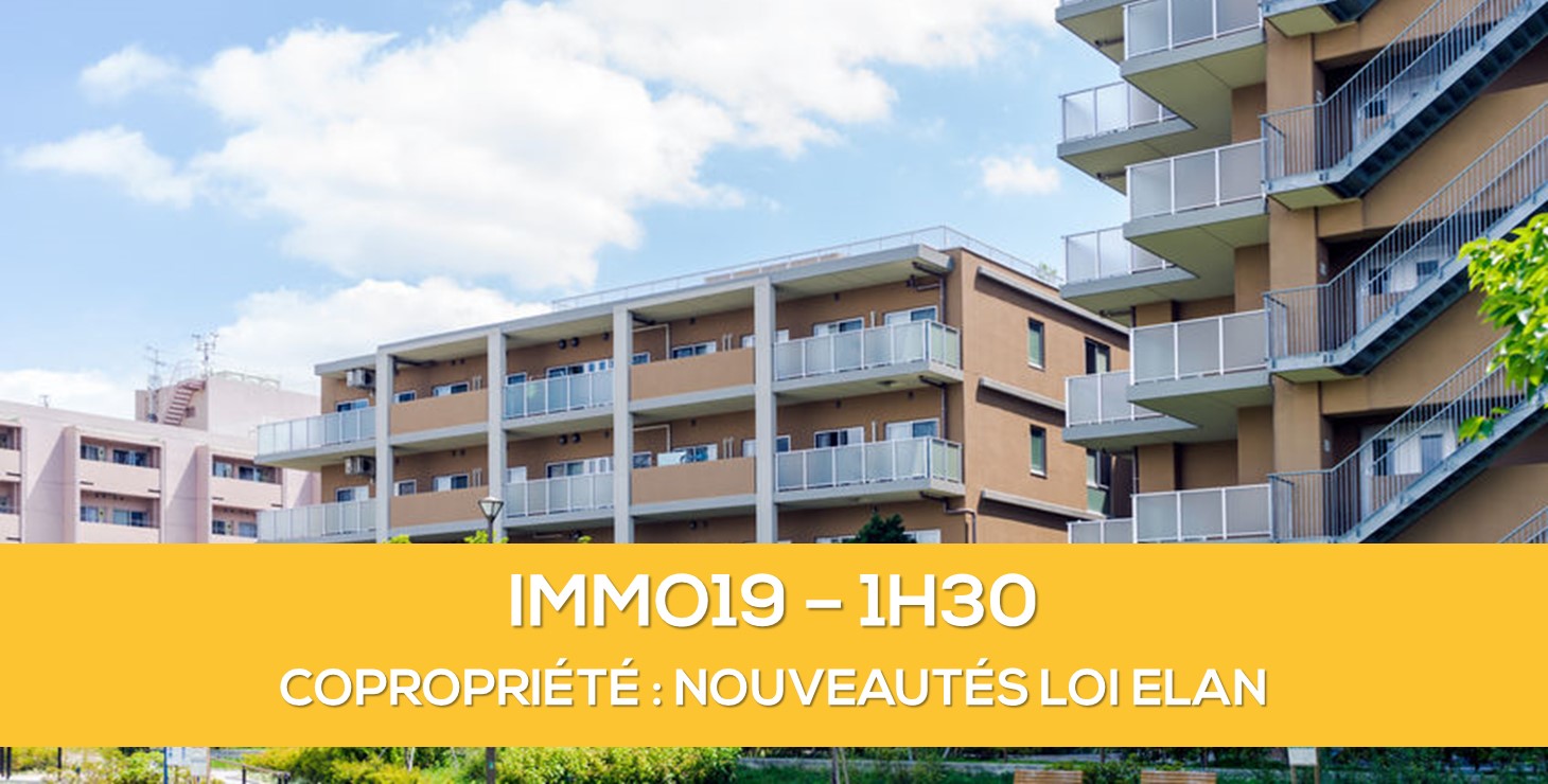 loi elan : copropriété