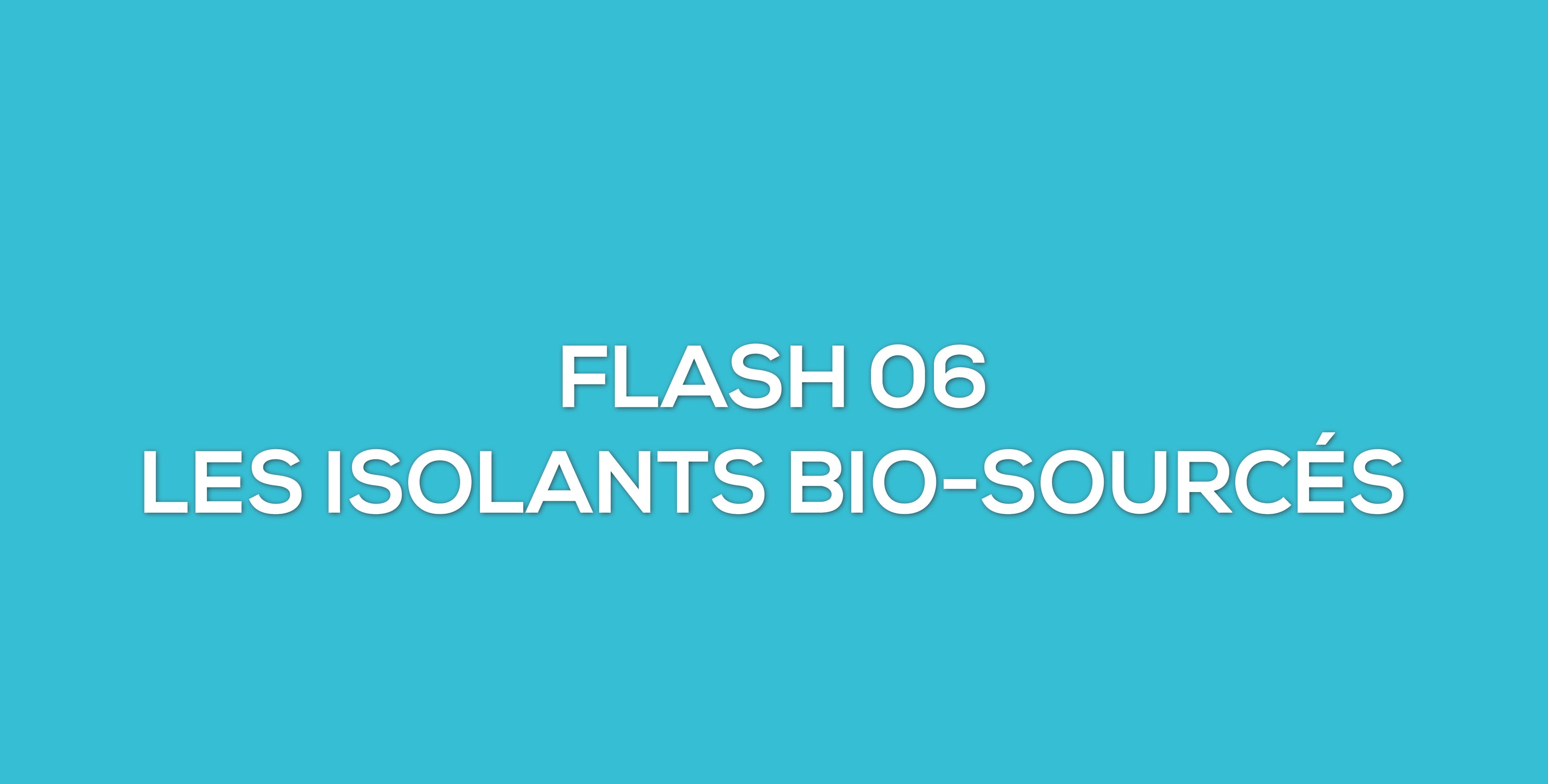 isolants bio-sourcés