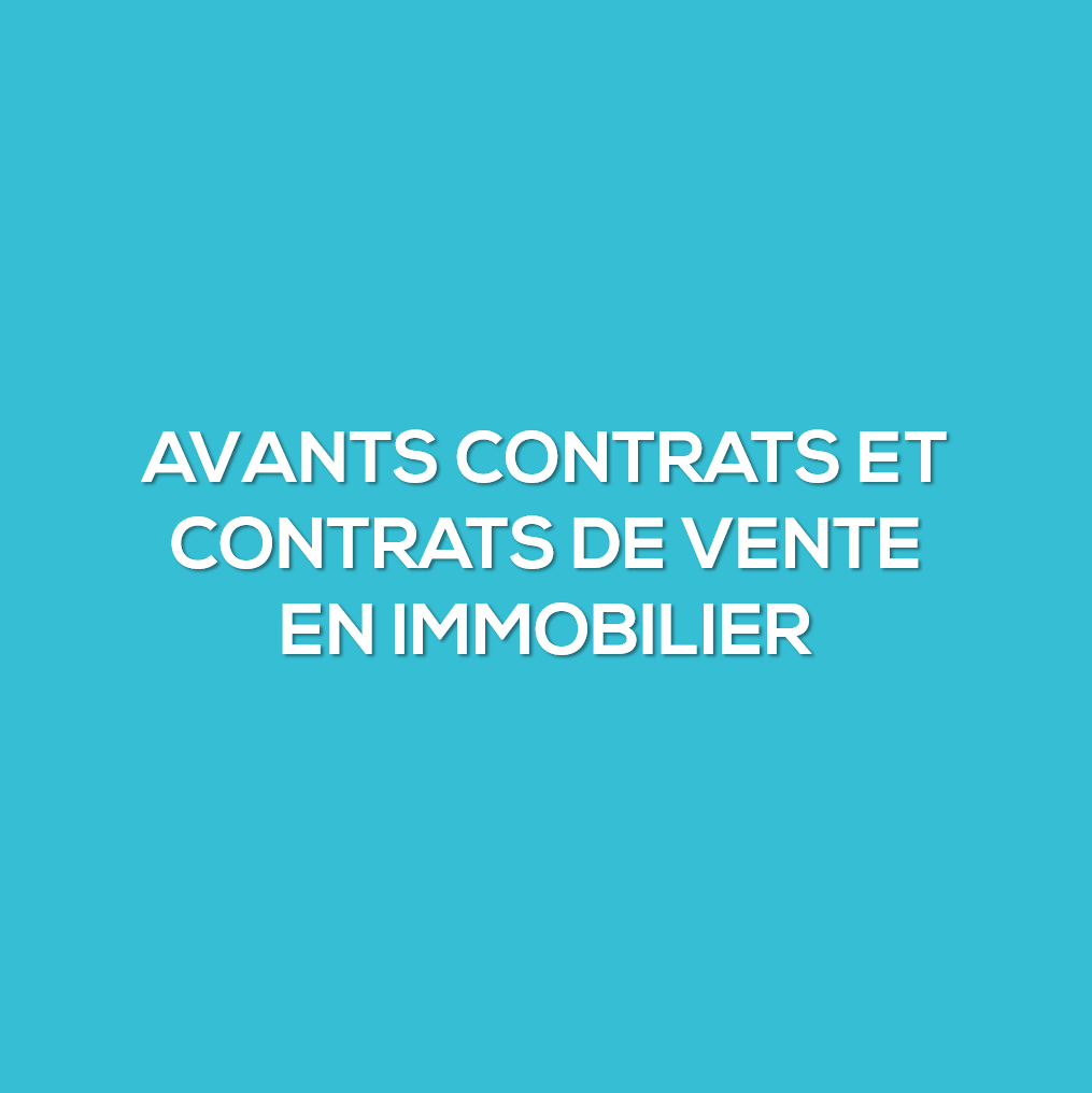 Avants contrats et contrats de vente