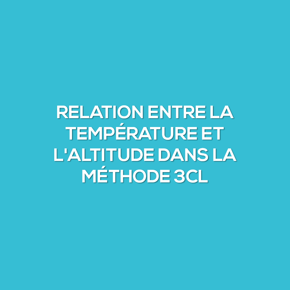 Relation entre la température et l&